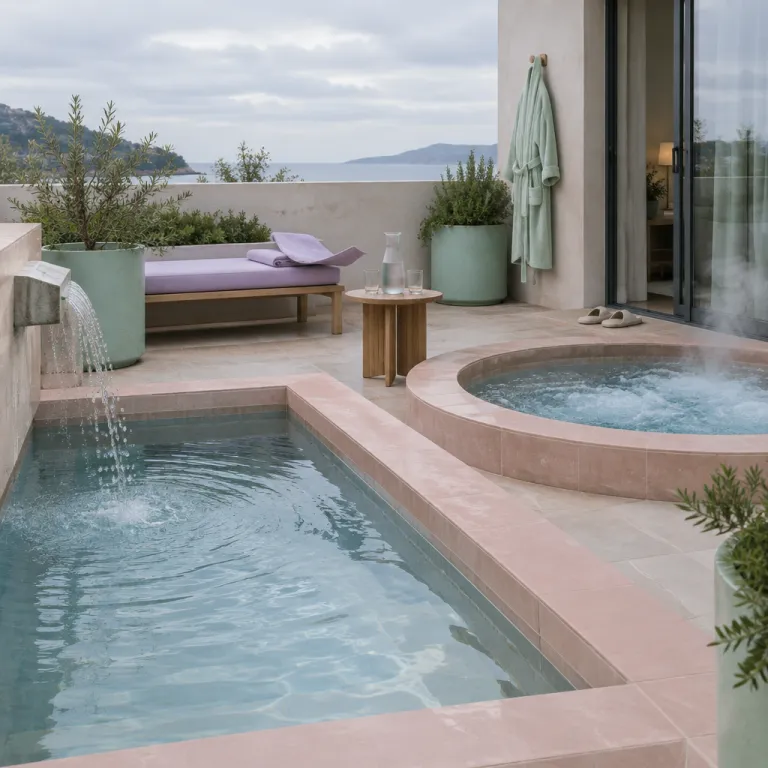 From cold plunge at dawn to warm soak at midnight: the 24-hour private pool ritual