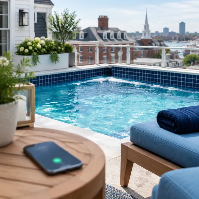 How to reach New England Hotel by phone for private pool urban retreats