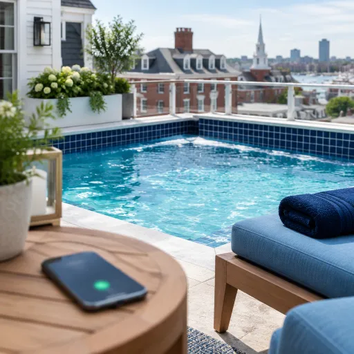 How to reach New England Hotel by phone for private pool urban retreats