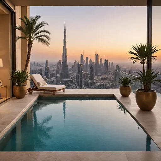 Elegant escapes: choosing a hotel room with private swimming pool in Dubai for a truly refined stay