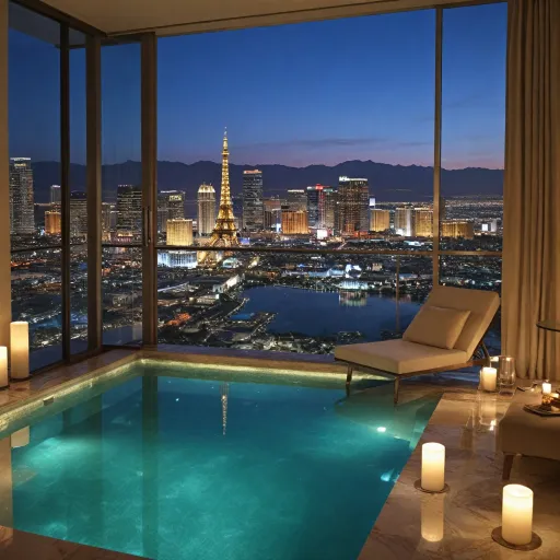 Las vegas hotel suites with private pools for an unforgettable stay