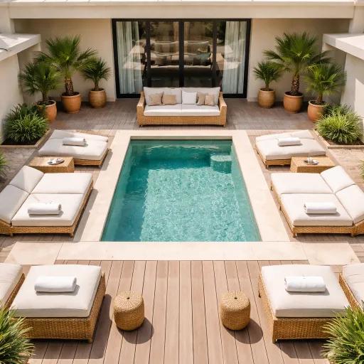 Elegant palm springs hotel rooms with private pools for a refined desert escape