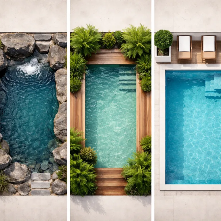 Rock, forest, rooftop: three design philosophies reshaping the private pool experience