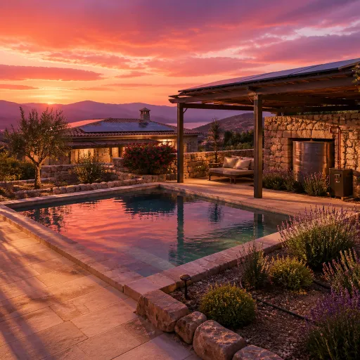 Solar panels, reclaimed water, natural stone: how Mediterranean hotels are building guilt-free private pools
