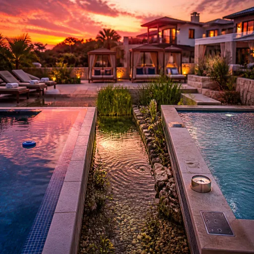Salt water, chlorine, or natural filtration: what your private pool chemistry says about the hotel