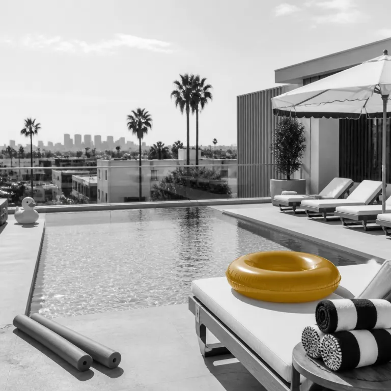 Elegant family friendly hotels in Los Angeles for urban poolside escapes